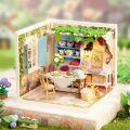 RoboTime 3D wooden jigsaw puzzle Miniature house Summer veranda